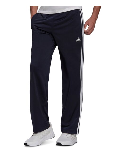 adidas Men's Primegreen Essentials Warm-Up Open Hem 3-Stripes Track Pants