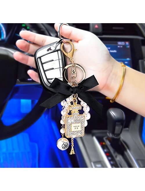 Allnice Cute Keychain 2 Pack Women Keychain Cute Keyrings for Women Girls Car Key Ring Crafts Bags