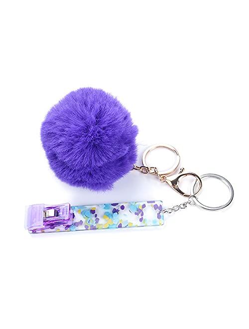 Yangmei Credit Card Puller, Cute Acrylic Debit Bank Card Grabber for Long Nails ATM Keychain Card Clip For Long Nails Keychain