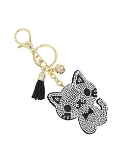 Ntlx Key Chain Bag Charm – Cute Sparkling Charm for Purses, Luggage, Suitcases, Diaper Bag, and Keys - Gift Box Included