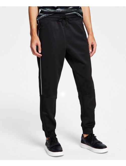 INC International Concepts Men's Neoprene Track Jogger Pants, Created for Macy's