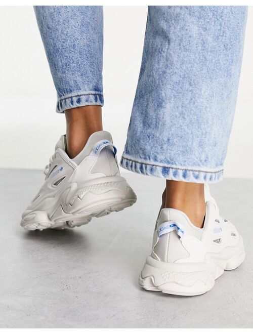 adidas Originals Ozweego Celox sneakers in white with blue detail