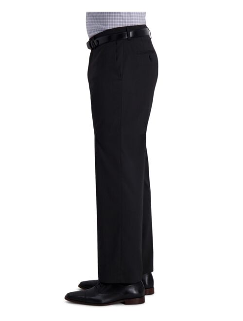 J.M. Haggar Men's Classic-Fit 4-Way Stretch Diamond-Weave Performance Dress Pants