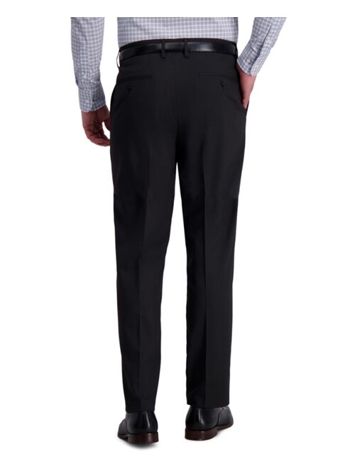 J.M. Haggar Men's Classic-Fit 4-Way Stretch Diamond-Weave Performance Dress Pants