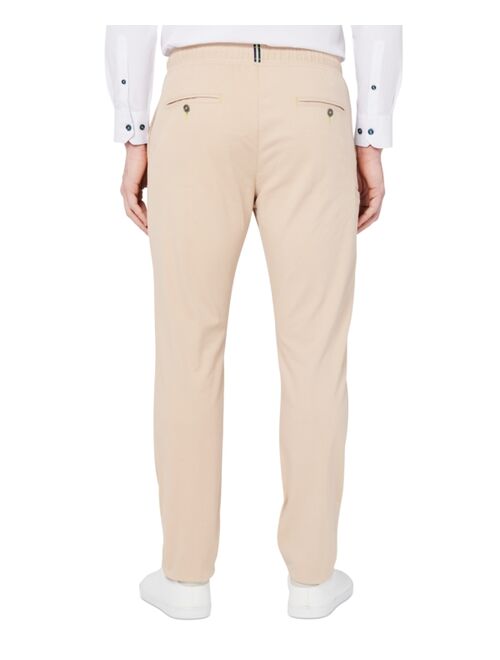 Society of Threads Men's Khaki Drawstring Pants