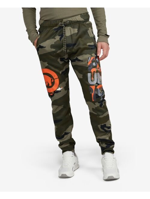 Ecko Unltd Men's Artwork Warfare Fleece Joggers