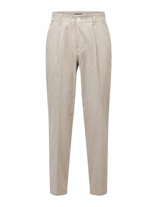 Hugo Boss BOSS Men's Cropped Relaxed-Fit Trousers