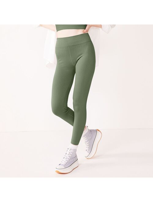 Juniors' SO® Seamless 7/8 Leggings