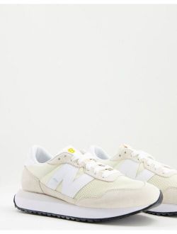 237 trainers in cream