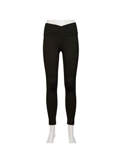 Juniors' SO® Sporty 7/8 Leggings with Crossover Waistband