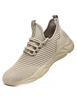 Dabbqis Men's Running Shoes Breathable Lightweight Tennis Sports Walking Sneaker for Men Workout