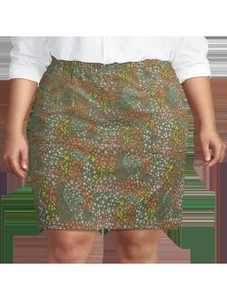 Plus Size Lands' End Pull On Chino Skort