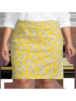 Plus Size Lands' End Pull On Chino Skort