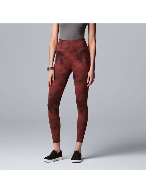 Women's Simply Vera Vera Wang High Rise Live-In Print Leggings