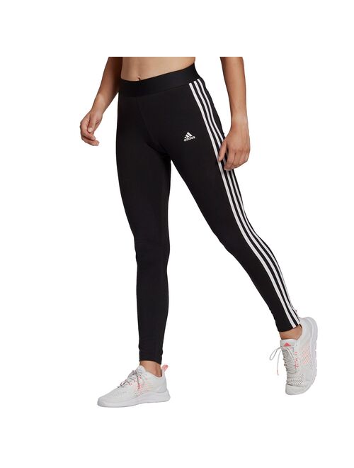 Women's adidas Essential 3-Stripe High-Waisted Leggings