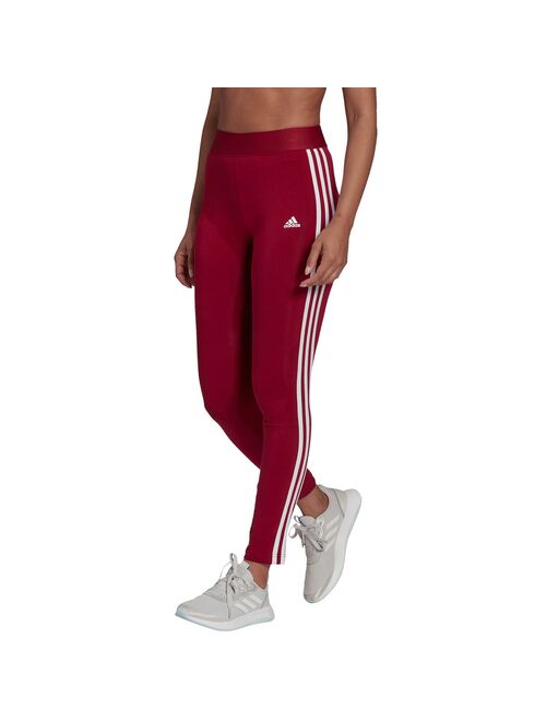 Women's adidas Essential 3-Stripe High-Waisted Leggings