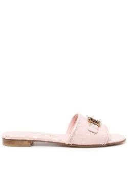 Salvatore Ferragamo Gancini leather sandals