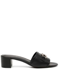 Salvatore Ferragamo Gancini 50mm slip-on sandals