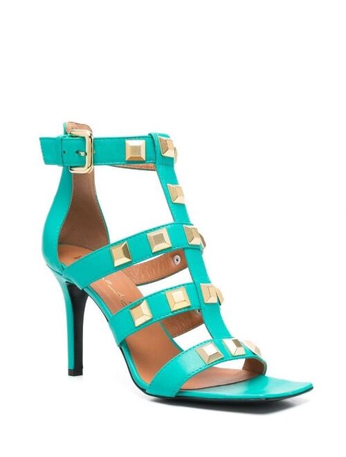 Via Roma 15 studded 95mm sandals