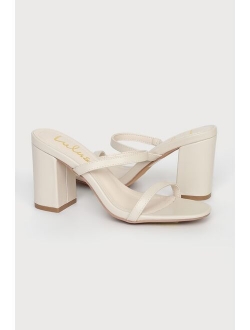 Ariellie Light Nude High Heel Sandals