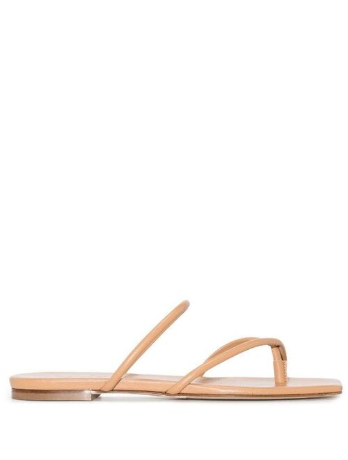 Aeyde square-toe flat sandals