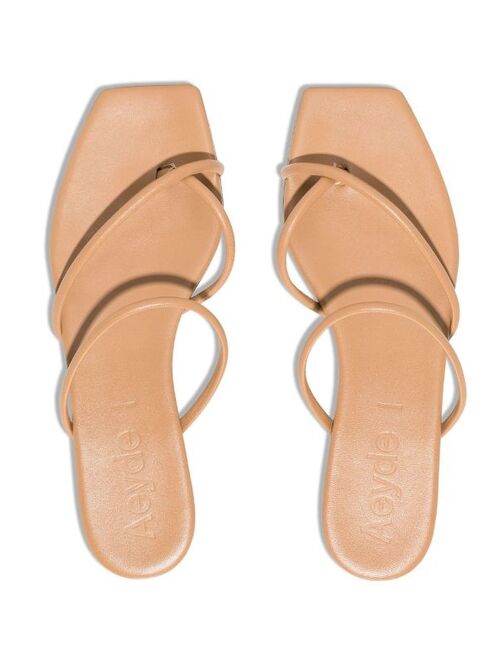 Aeyde square-toe flat sandals