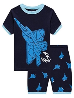 Little Pajamas Boys Pajamas Dinosaur Space Short Toddler Clothes Kids Pjs Sleepwear Summer Shorts