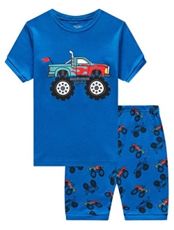 Little Pajamas Boys Pajamas Dinosaur Space Short Toddler Clothes Kids Pjs Sleepwear Summer Shorts