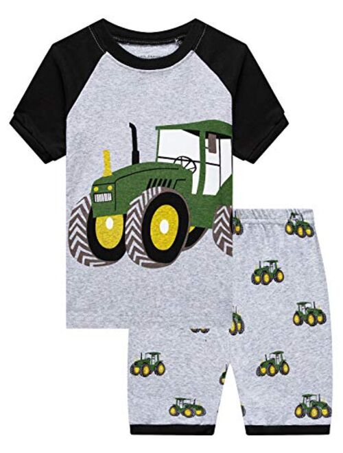 Little Pajamas Boys Pajamas Dinosaur Space Short Toddler Clothes Kids Pjs Sleepwear Summer Shorts