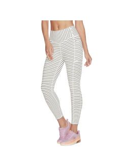 GOWALK GOFLEX Striped High-Waisted 7/8 Leggings