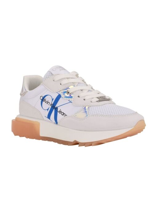 Calvin Klein Jeans Women's Magalee Casual Lace-Up Sneakers