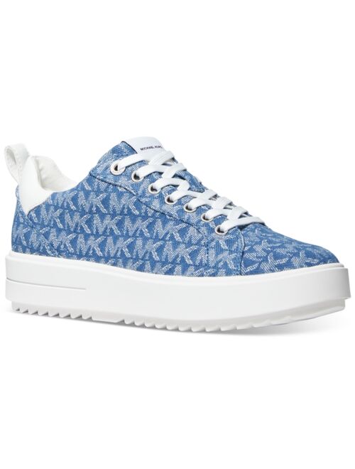 MICHAEL Michael Kors Women's Emmett Lace-Up Logo Sneakers