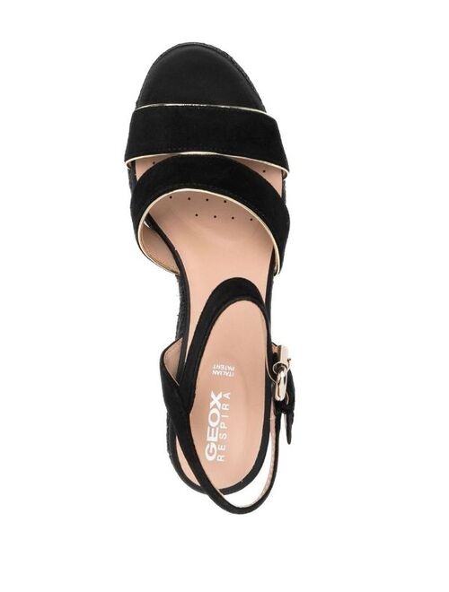 Geox Ponza 90mm wedge sandals