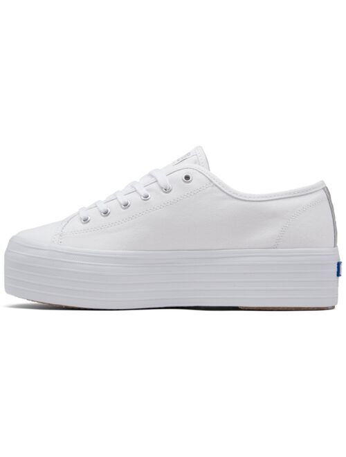 Keds Women's Triple Up Canvas Platform Casual Sneakers from Finish Line