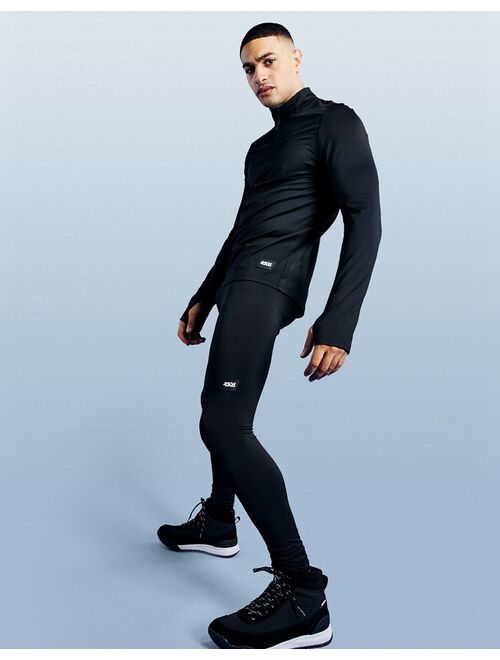 ASOS 4505 ski base layer tights in black