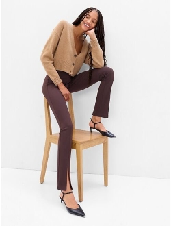 High Rise Slit-Front Leggings