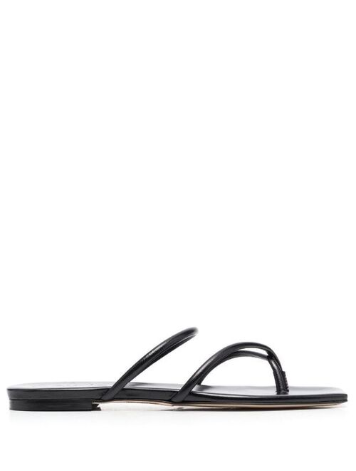 Aeyde Mina leather slide sandals