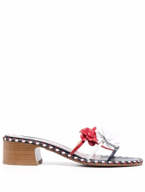 Thom Browne floral-applique sandals