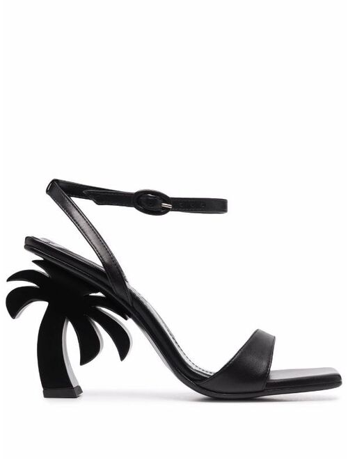 Palm Angels sculpted-heel open-toe sandals