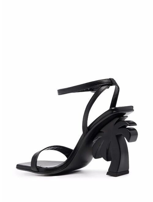 Palm Angels sculpted-heel open-toe sandals