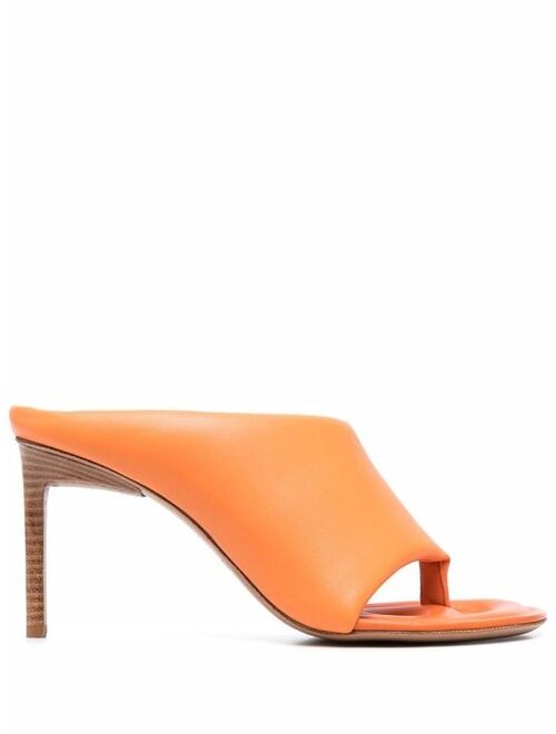 Jacquemus asymmetric-design open-toe mules