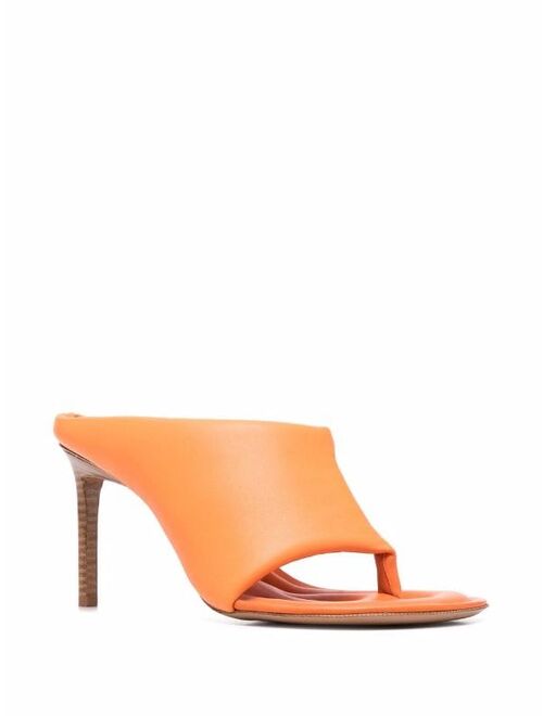 Jacquemus asymmetric-design open-toe mules