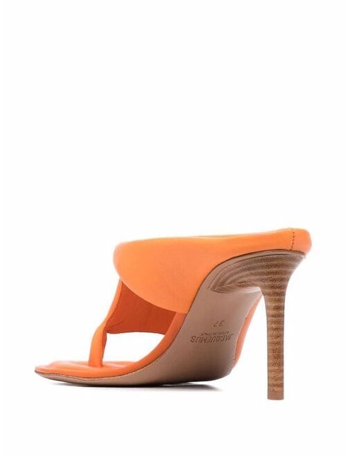 Jacquemus asymmetric-design open-toe mules