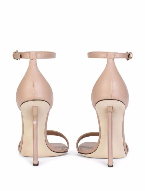 Dolce & Gabbana DG heel leather sandals