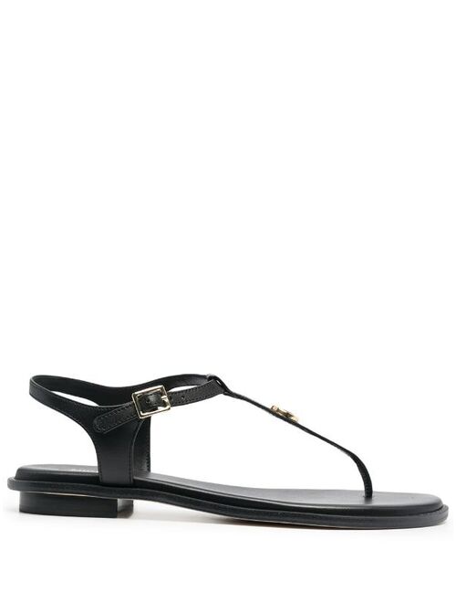 Michael Michael Kors logo plaque T-bar sandals