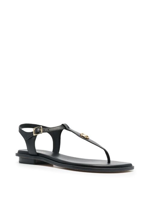 Michael Michael Kors logo plaque T-bar sandals