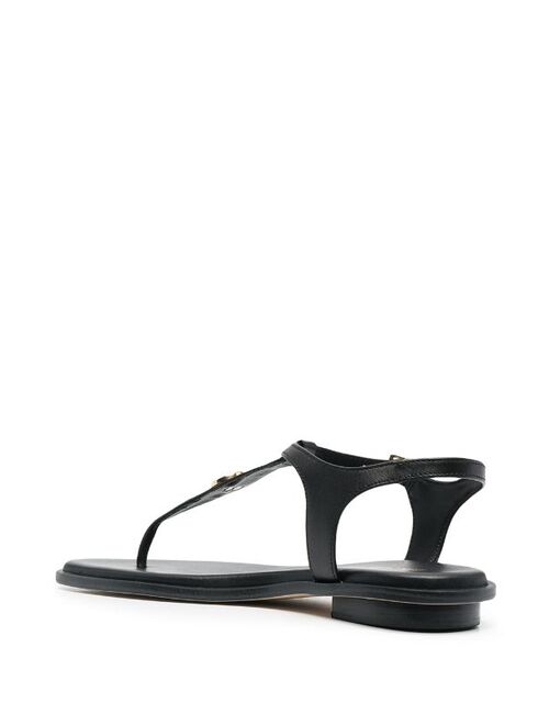 Michael Michael Kors logo plaque T-bar sandals