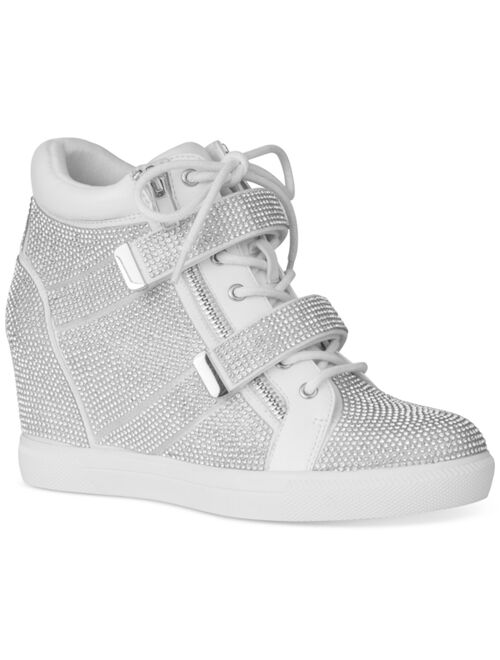 INC International Concepts Women's Debby Wedge Sneakers, Created for Macy's