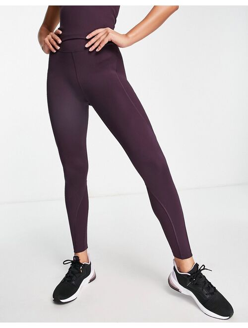 ASOS 4505 rib yoga legging with multi pocket in black