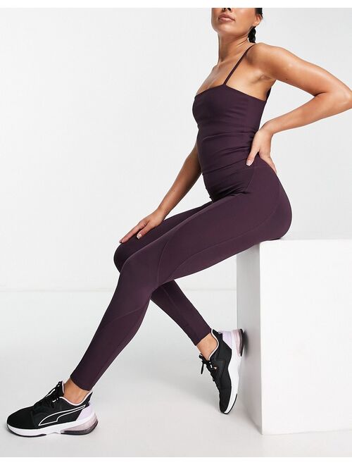 ASOS 4505 rib yoga legging with multi pocket in black